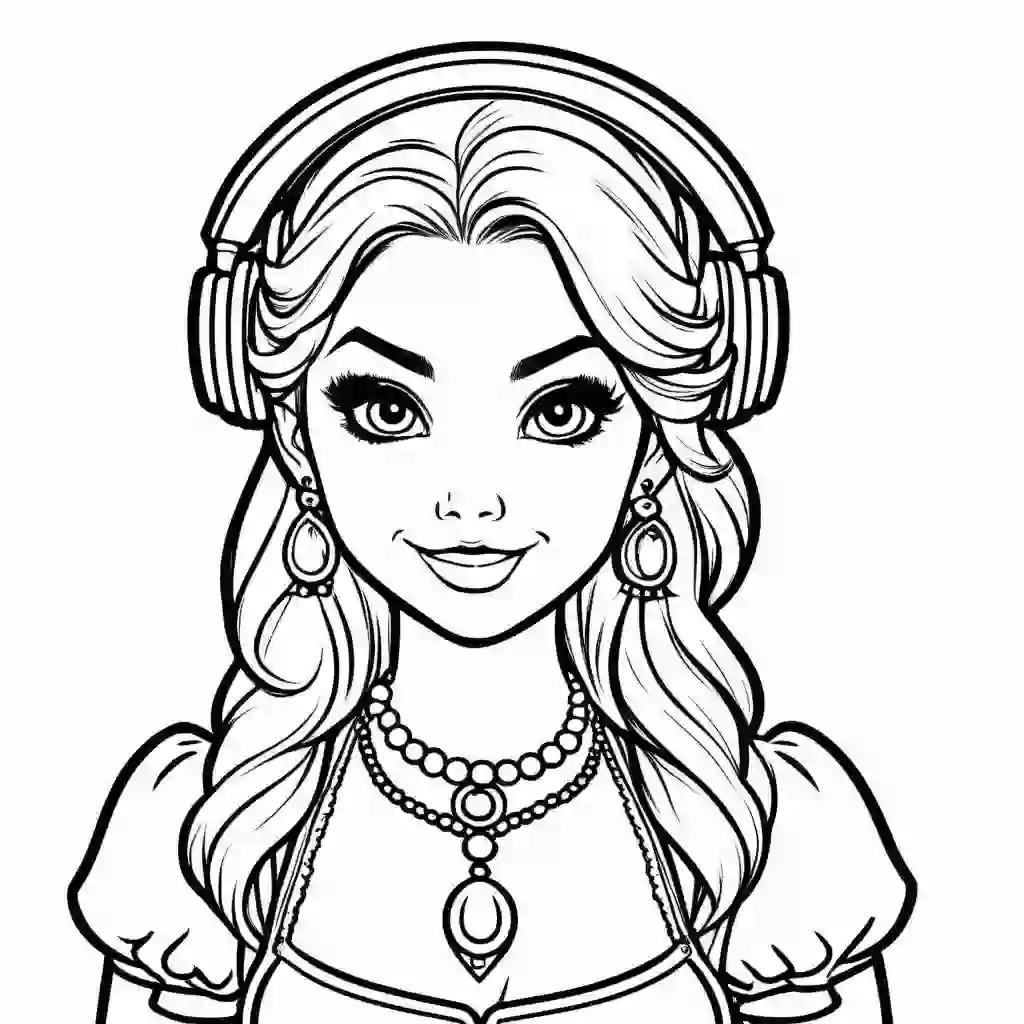 Stepsister coloring pages
